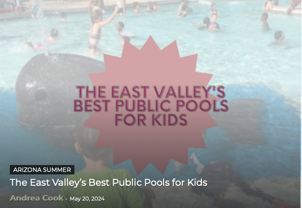 The East Valley's Best Public Pools for Kids